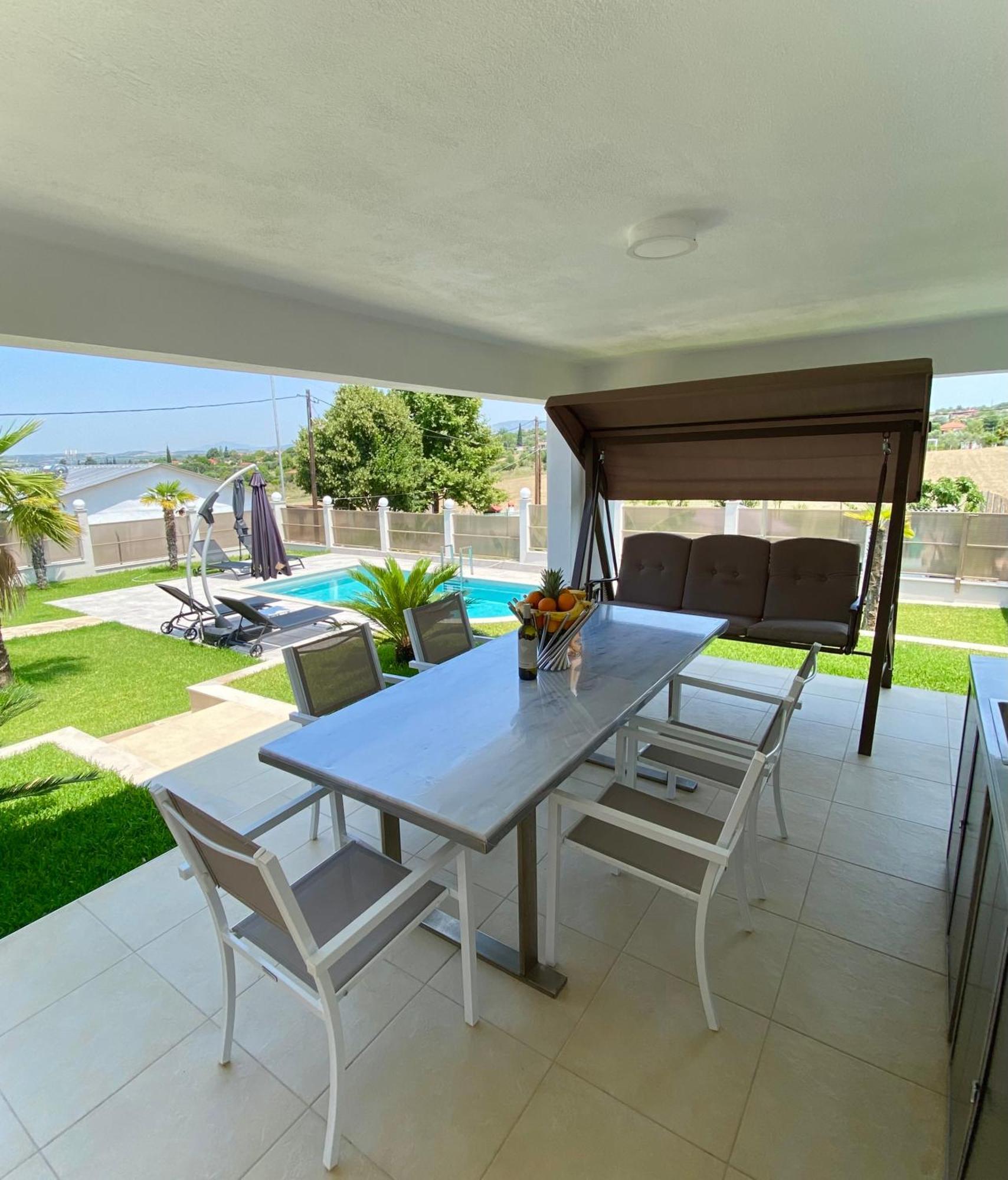 Villa Liana , Private Villa With Pool And Garden Vergia Εξωτερικό φωτογραφία